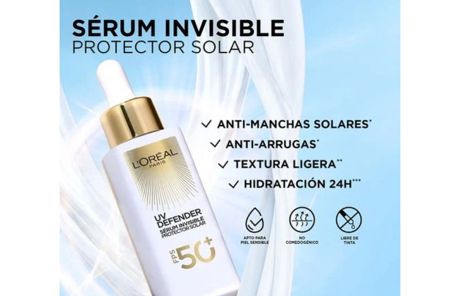 Protector solar facial piel grasa